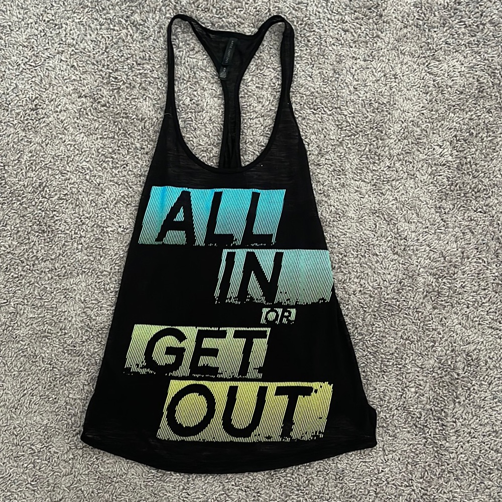 Workout racerback